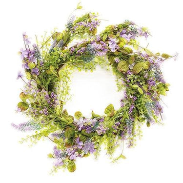 Natural Twig & Lavender Wreath - The Fox Decor